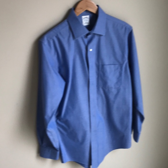 Brooks Brothers, 15 1/2 - 33, Blue Dress Shirt - Picture 5 of 8